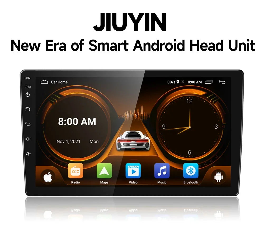 JIUYIN-Autoradio TS18 AI Voice Wireless CarPlay Android Auto Radio pour Smart Fortwo 451, 2005-2010, 4G, GPS, 2Din, Limitation de la voiture