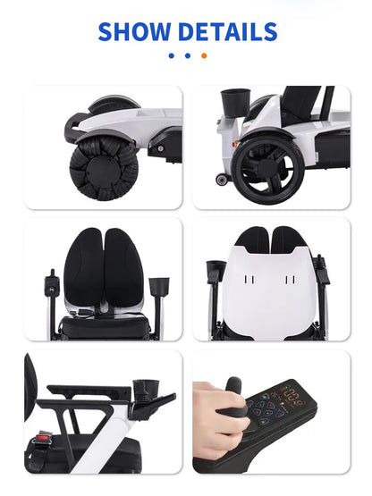 Fauteuil roulant de scooter motorisé électrique de joystick intelligent