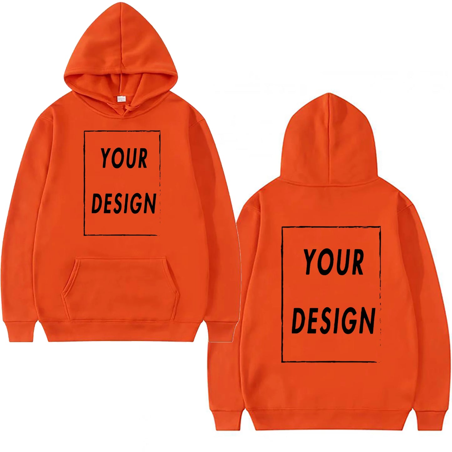 Sweats à capuche imprimés personnalisés pour hommes et femmes, vêtements de rue personnalisés, pull à capuche à manches longues, mode décontractée