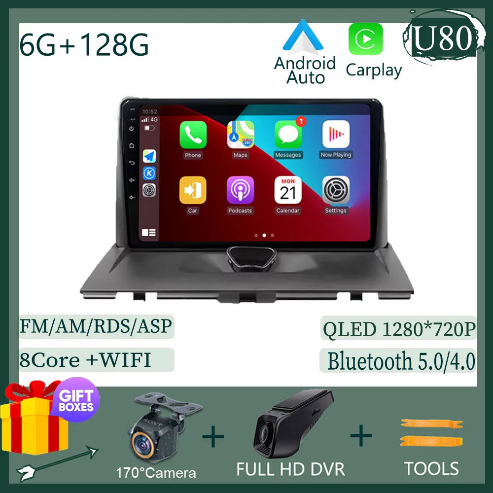 Autoradio Carplay pour Peugeot Expert 2 G9 pour citroën Jumpy pour Fiat Scudo pour Toyota Proace 2007-2017 Navigation GPS No 2din 4G