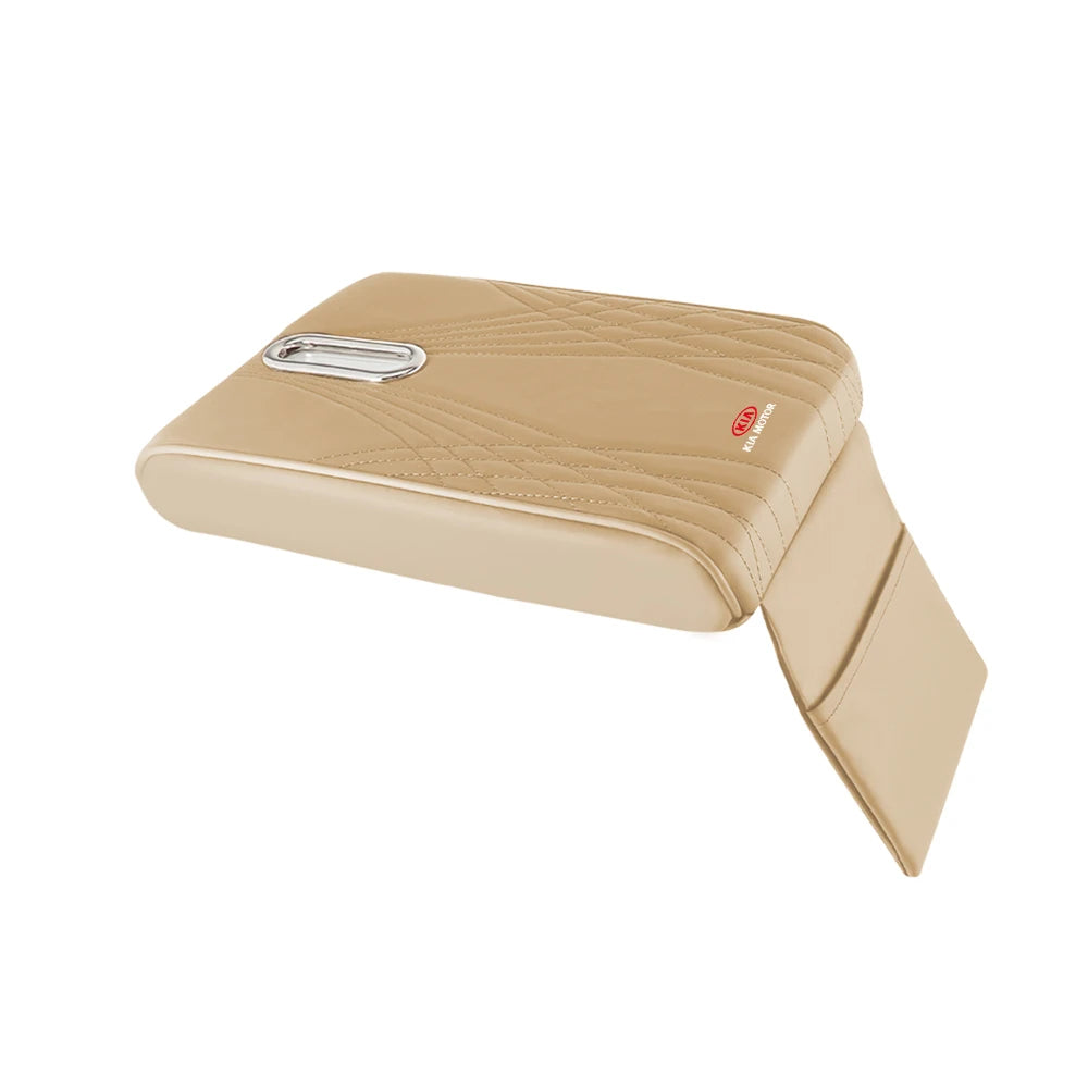 Tapis de boîte d'accoudoir de voiture en cuir, couvertures de Console centrale pour KIA K6 Sportage 4 Picanto KX1 RIO pv5 ev6 ev5 K3 Sorento Optima Carnival
