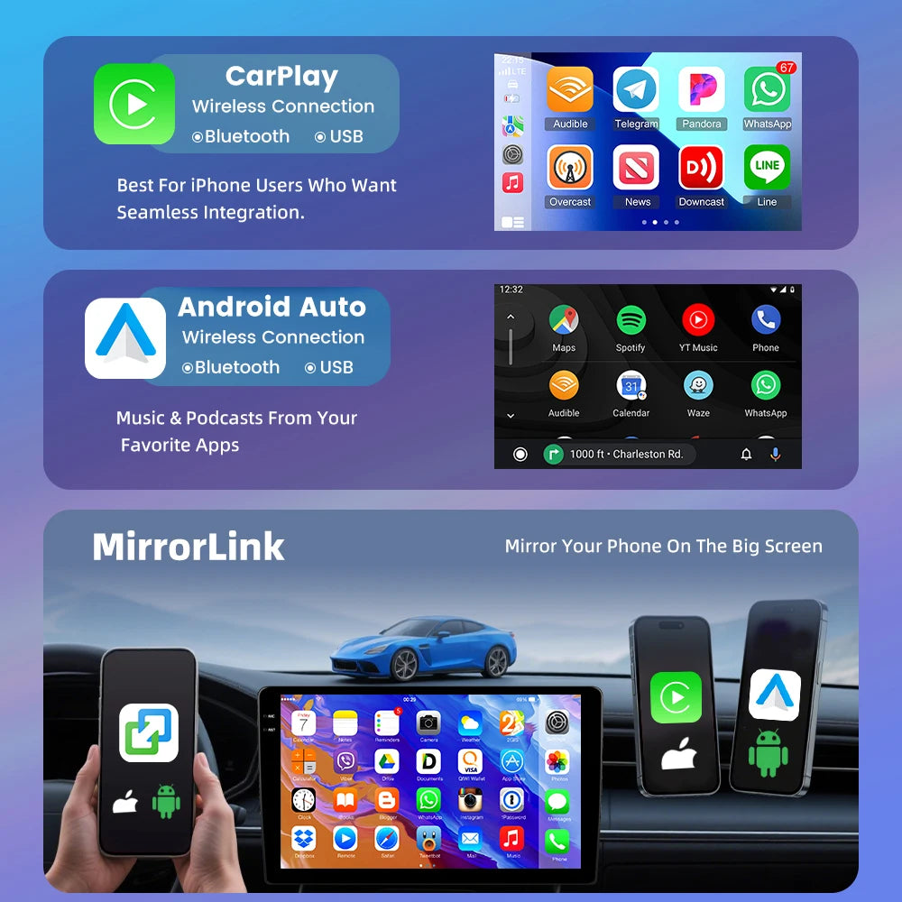 Podofo Android 4G WIFI lecteur multimédia de voiture pour Renault Clio 2012-2016 Clio 4 2016-2019 Carplay GPS écran tactile autoradio RDS
