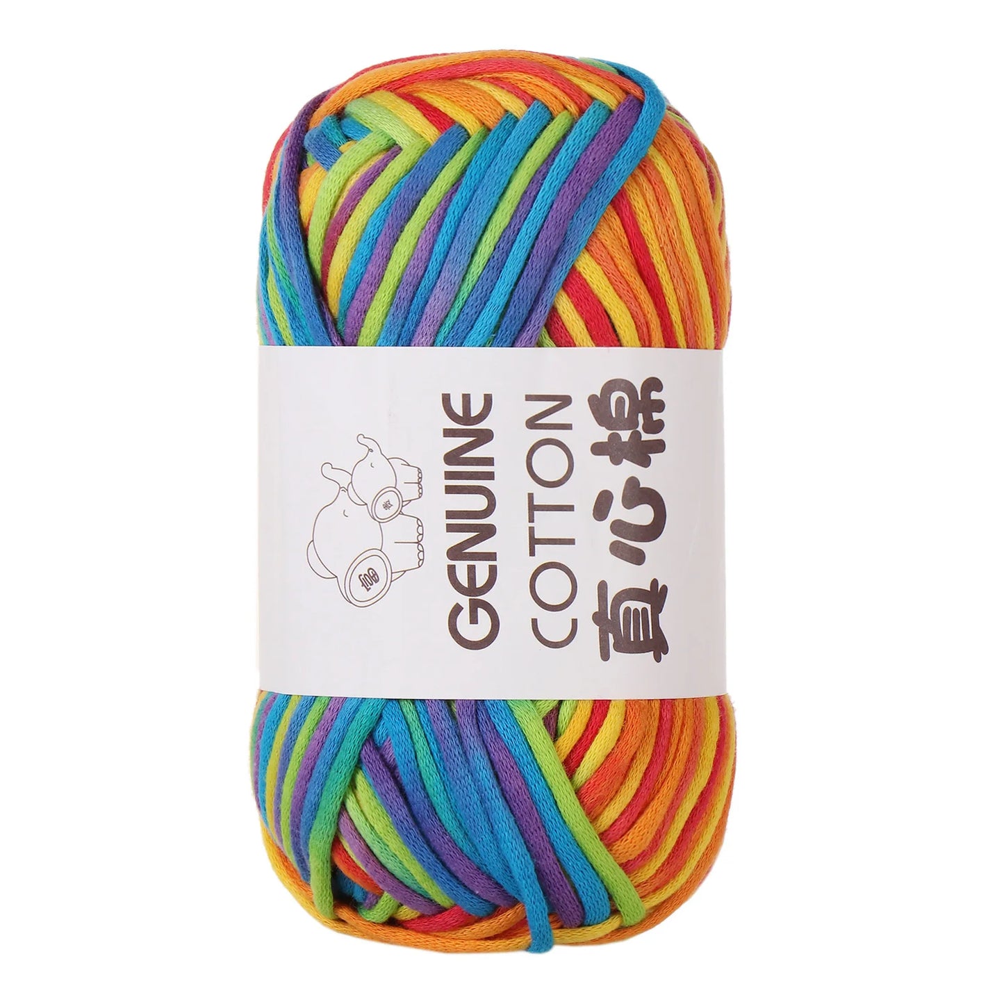 Fil à tricoter en coton et Nylon doux, 50g/boule, 80M, fil à tricoter au Crochet pour débutants avec points de Crochet faciles à utiliser