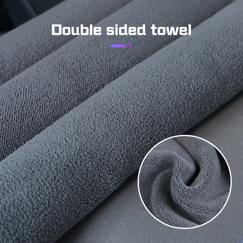 Serviette de lavage de voiture en microfibre et daim, chiffon propre pour BYD Tang F3 E6 Atto Yuan Plus Song Max G3, brosse de nettoyage intérieur, accessoires d'outils