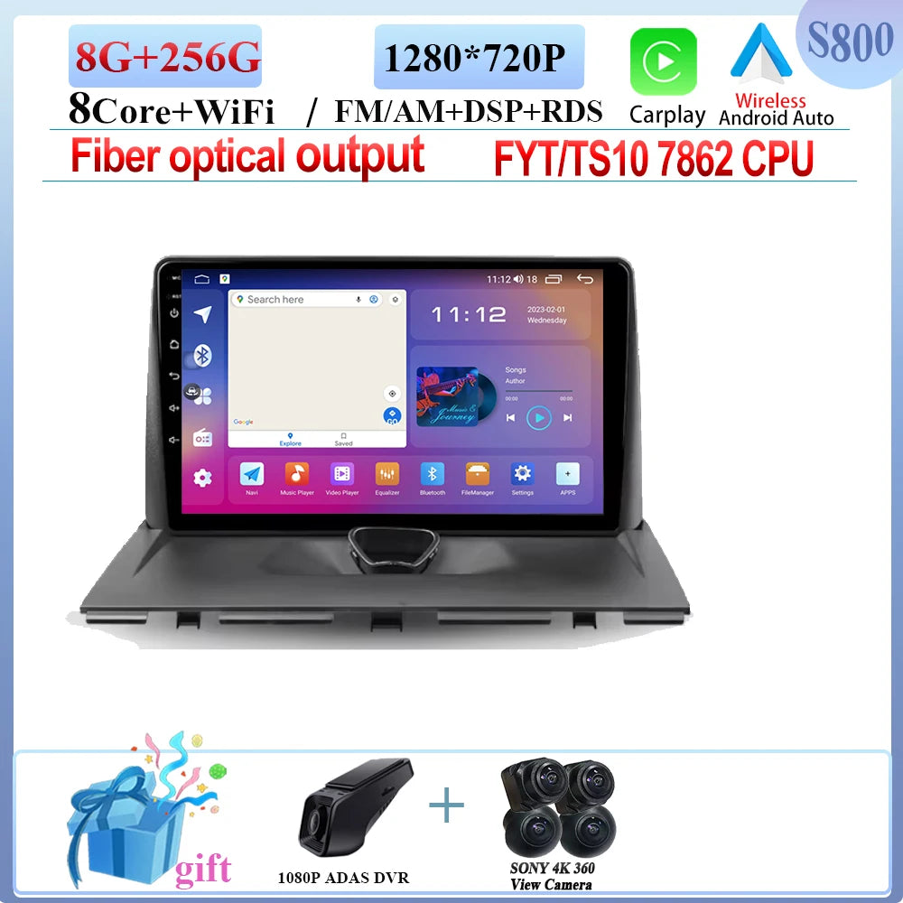 Pour Peugeot Expert 2 G9 2007 - 2017 autoradio lecteur vidéo multimédia GPS Navigation 5G wifi Android auto haute performance 2din
