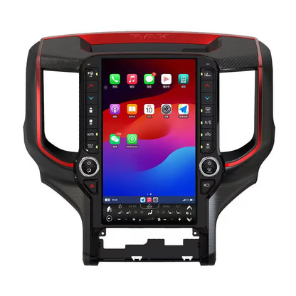 Autoradio Android 13 de 13.6 pouces, pour Dodge RAM 1500 2500 3500 2019 – 2022, lecteur multimédia stéréo automatique, écran tactile GPS