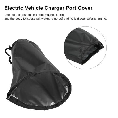 Couverture résistante aux intempéries, Port EV, étanche, poussière solaire, forte Adsorption magnétique pour voiture électrique