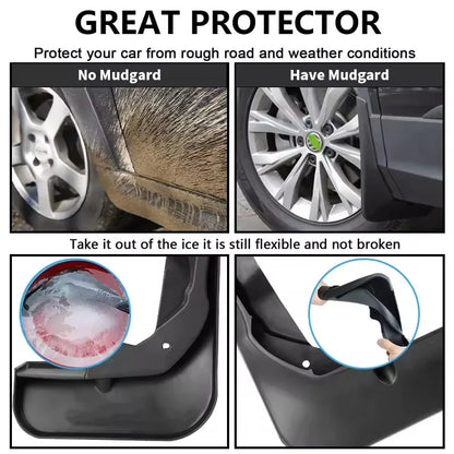 Garde-boue de pneu automobile, 4 pièces, étanche, empêche les éclaboussures de boue, accessoires de garniture de garde-boue de voiture pour Geely Atlas L 2021 – 2025 2024