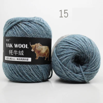Fil épais de laine de cachemire Yak pour tricoter, écharpe de pull au Crochet, fil de laine mélangée mérinos tricoté de haute qualité