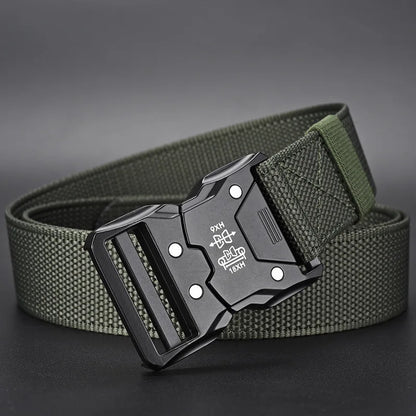 Ceinture tactique 2 pièces - Boucle automatique durable, parfaite pour les aventures en plein air, accessoires unisexes pour hommes et femmes