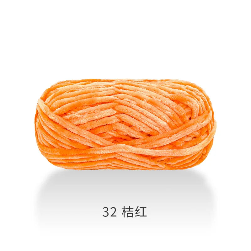 Fil à tricoter 100g, fil de glace douce, fil de coton tricoté à la main pour écharpe, Crochet de bricolage tricoté à la main