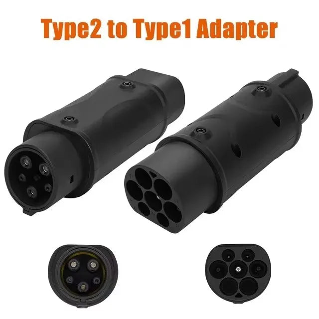Nouveau connecteur de charge de véhicule électrique Type 2 à Type 1 J1772 EV adaptateur Type 2 à GBT EVSE chargeur Type1 à GBT EV adaptateur
