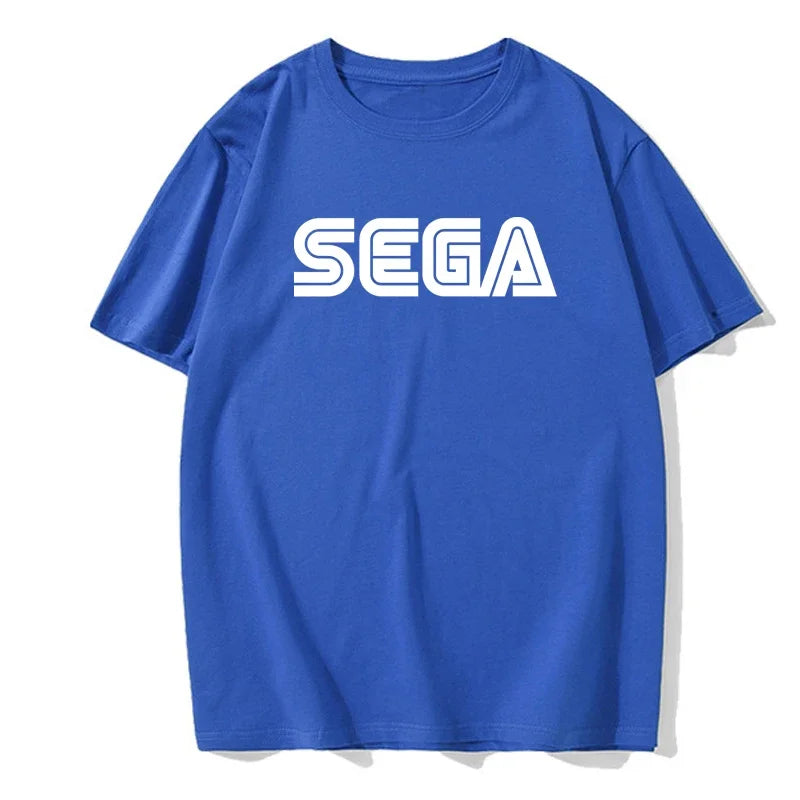 Nouveauté Sega Logo hommes t-shirts été décontracté à manches courtes mode Streetwear Harajuku t-shirt Style coréen Fans de jeu hommes t-shirts