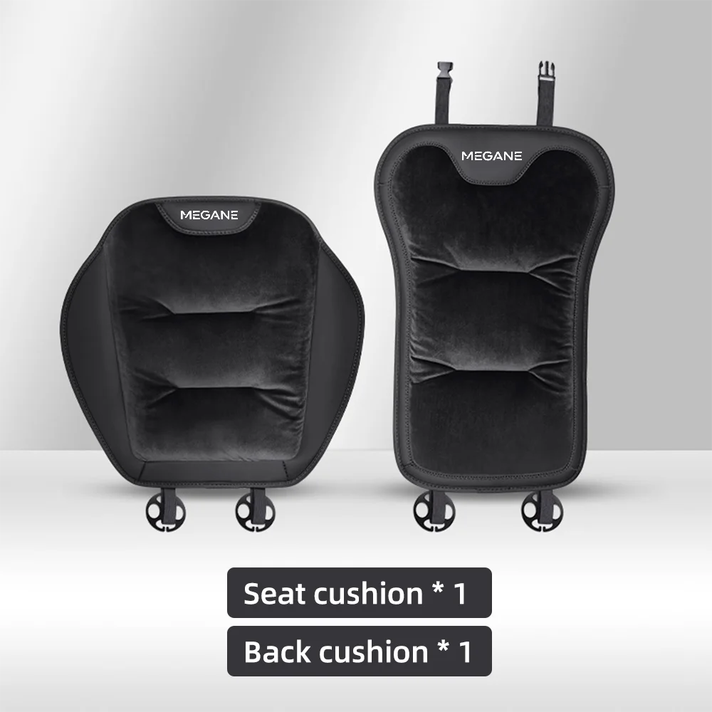Housse de siège de voiture en flanelle, pour Renault Megane 1 2 3 Rs 4 MK1 MK2 MK3 MK4, accessoires chauds d'hiver en peluche pour coussin de siège avant/arrière de voiture