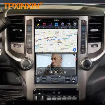 Android 13 multimédia stéréo pour Dodge RAM 2018 ~ 2020 GPS Navigation Auto vidéo Radio récepteur lecteur Qualcomm 8 core unité principale