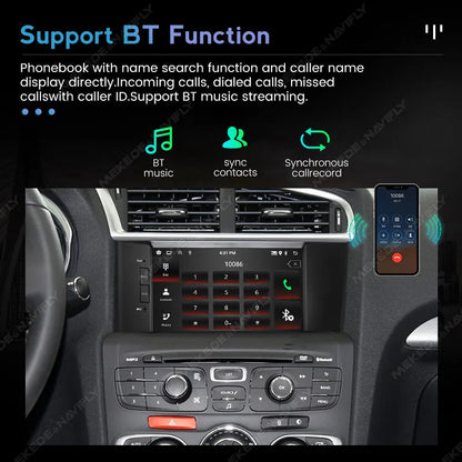 Autoradio Android 15 pour citroën C4 C4L DS4, sans fil, Carplay, Navigation GPS automatique, lecteur vidéo multimédia stéréo, nouveauté 2026