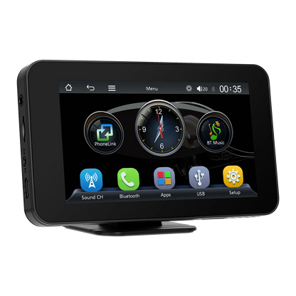 Podofo 4.7 "CarPlay Android lecteur de Navigation automatique Aiplay intégré EQ BT FM haut-parleur Android Cast GPS navigateur voiture lecteur intelligent