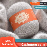 Fil de cachemire mongol chaud 100 g/ensemble, 3 plis, pour pull, gants, Crochet, écharpe à tricoter, fil de laine, doux pour la peau, uni, 100%