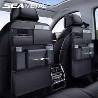 SEAMETAL – sac de rangement pour siège arrière de voiture, sac de rangement multifonction de grande capacité pour dossier de siège, sac suspendu, coussin de protection
