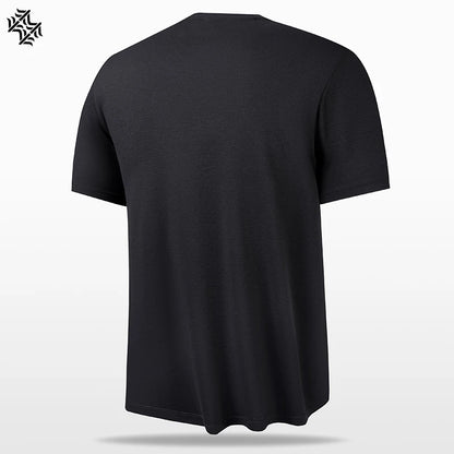 SBWL-T-shirt à séchage rapide pour homme, chemise de protection respirante, soie glacée, randonnée en plein air, course à pied, perte de poids, fitness, sport, haute qualité