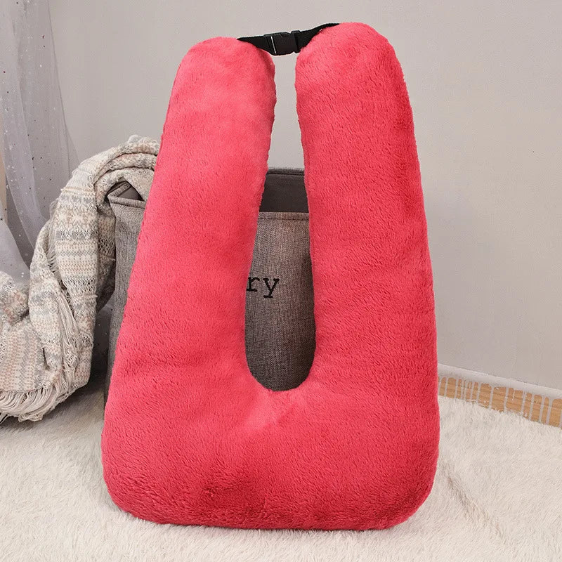 Oreiller de voiture ceintures de sécurité oreillers couverture voiture enfants voyage oreillers de couchage ceinture de sécurité automatique coussin en peluche épaulière Animal mignon