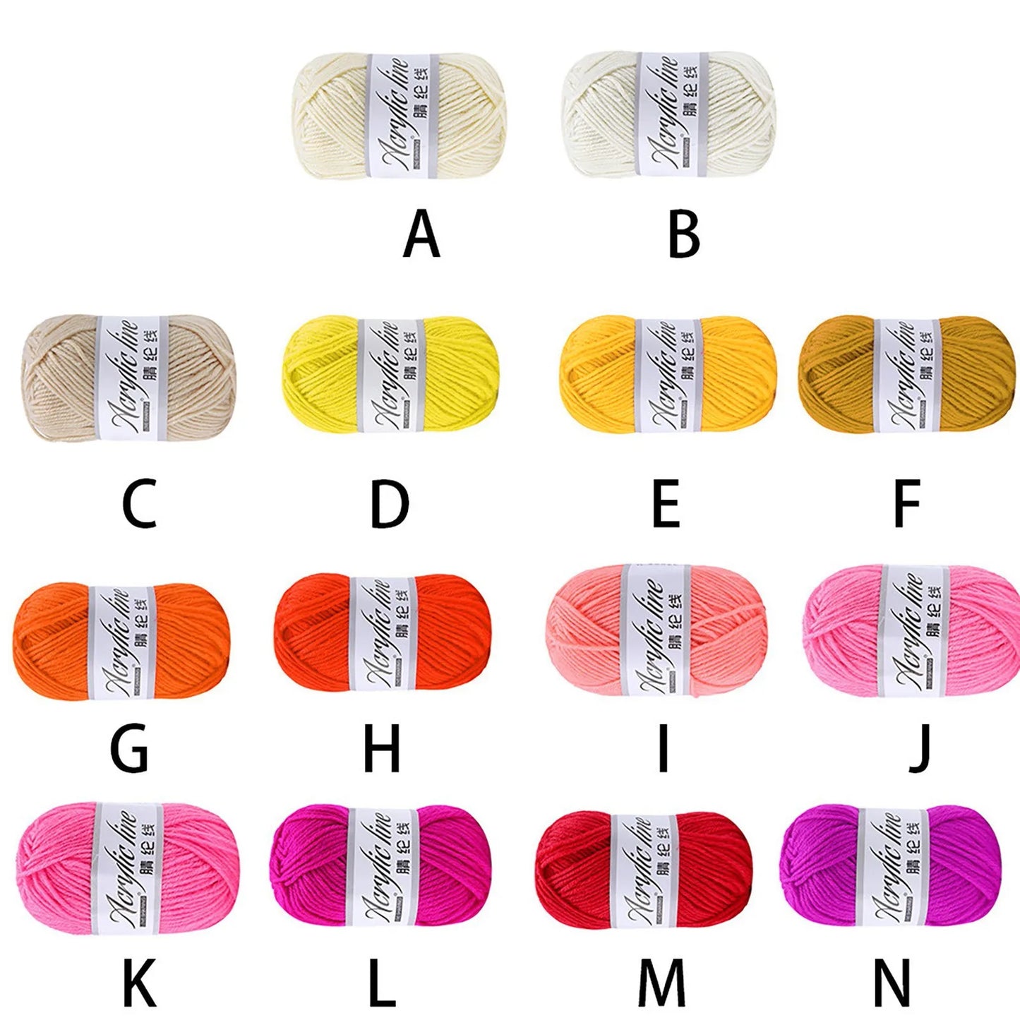 Écharpe en Laine Épaisse Robuste, Fil de Tricot Épais, Chaud, Ménage, Enfants, Chapeau, Optique Douce, Crochet, 50g