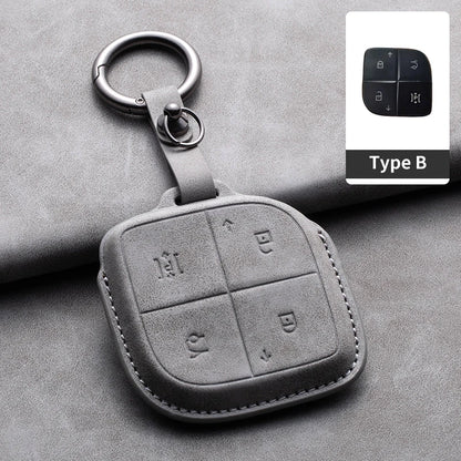 Convient pour LYNK & CO 08 2022 2023 2024 housse de clé télécommande intelligente de voiture en cuir coque de Protection de clé de voiture accessoires de décoration