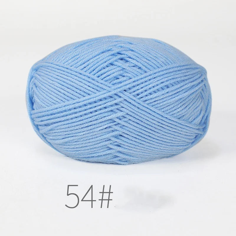 Fil à tricoter en coton doux, tissu mélangé, fil de velours en fibres épaisses, fil de laine au Crochet pour pull, bricolage