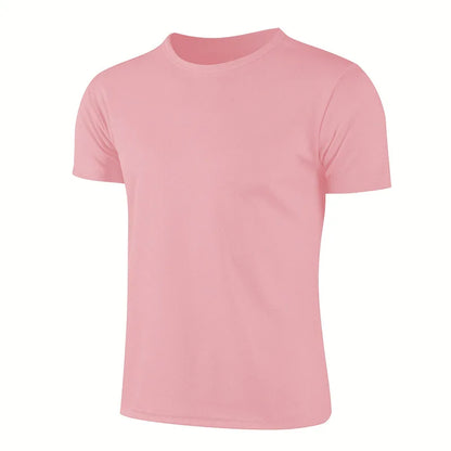 T-shirt de sport à manches courtes à séchage rapide pour hommes et femmes, maillot de gym, chemise de fitness, t-shirt de course, vêtements de sport respirants pour adolescents
