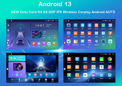 Autoradio Android, WIFI, FM, GPS, Stéréo, 2 DIN, Unité Centrale avec Cadre, pour Voiture KIT 5008, 4008, 3008, 2017, 2018, 2019, 2020