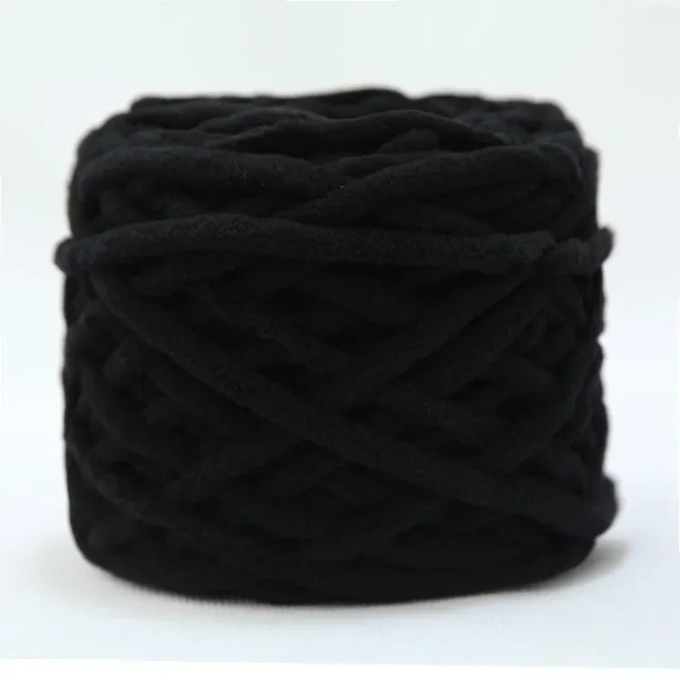 Fil à tricoter Chenille 100g/boule, ligne de bande de glace douce, fil de coton, fil de laine pour bricolage, écharpe à tricoter à la main, laine épaisse, vente en gros