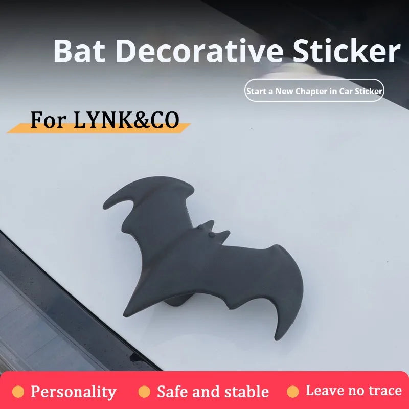 Autocollant de voiture stéréo chauve-souris 3D, décoration de toit de voiture, pour LYNK & CO 900 LYNKCO 09 01 18 03 05 06 07 PHEV MHEV