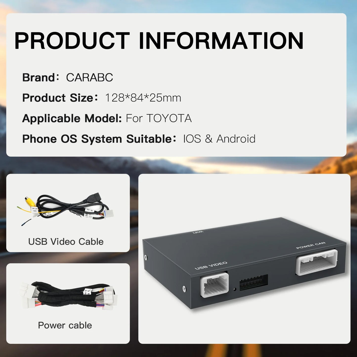 2026 nouveau module Carplay Android Auto sans fil pour TOYOTA CHR Corolla Camry Auris prius RAV4 Avensis Highlander décodeur de jeu de voiture