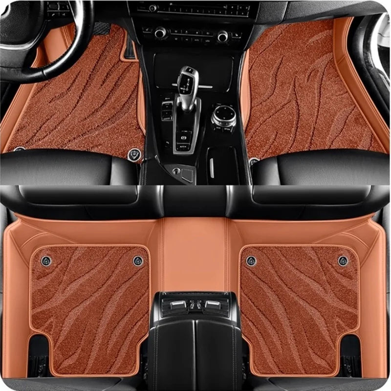 Tapis de sol de voiture personnalisé 5D, pour Mercedes Benz GLB X247 2019 – 2024 ans, Double couche, couverture de sol Coche
