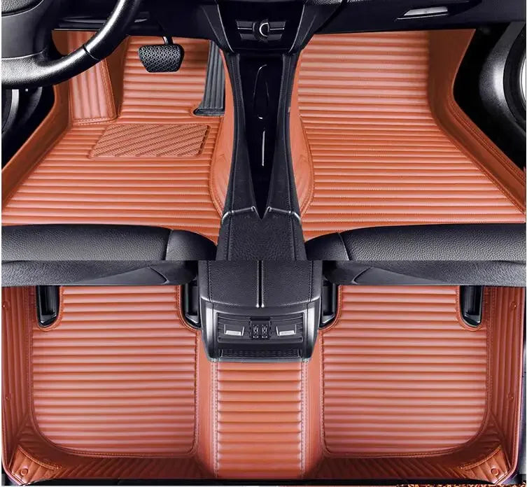 Tapis de sol de voiture personnalisés adaptés à la BMW X5 5 sièges véhicule électrique 2017-2019 tapis de pied en cuir automatique tapis