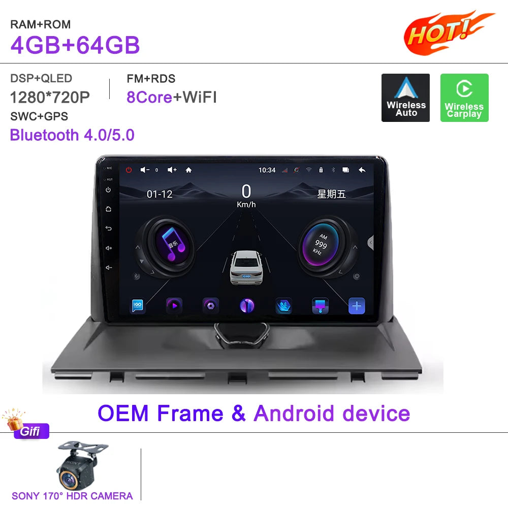 Android 15 autoradio pour Peugeot Expert 2 G9 2007-2017 2 No 2din DVD 5G Navigation stéréo GPS écran tête Carplay multimédia