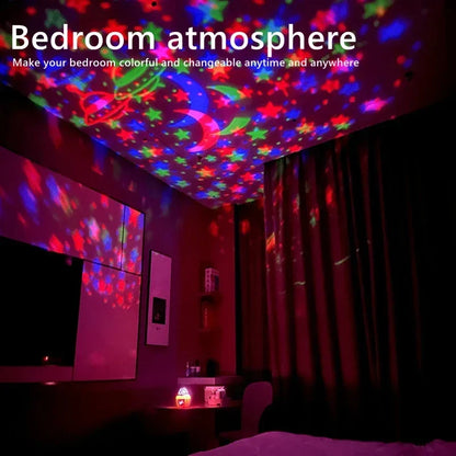 Projecteur LED Galaxie Étoilée Lumière RGB Télécommande Intelligente Lampe Aurore Étoile KTV USB pour Décoration Maison Chambre Camping Mariage