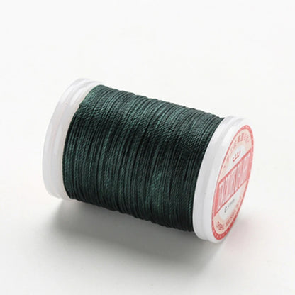 Fil à coudre rond ciré en Polyester, 0.4/0.5/0.6MM, accessoires de bricolage, artisanat du cuir, fil ciré, cordes enduites de cire, livraison directe