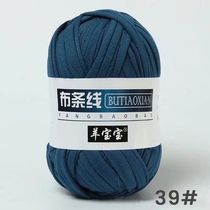 Fil épais de 100g, tissu coloré Super doux, bande de fil pour tricoter à la main, sac tissé, panier de tapis, matériel tricoté à la main, bricolage