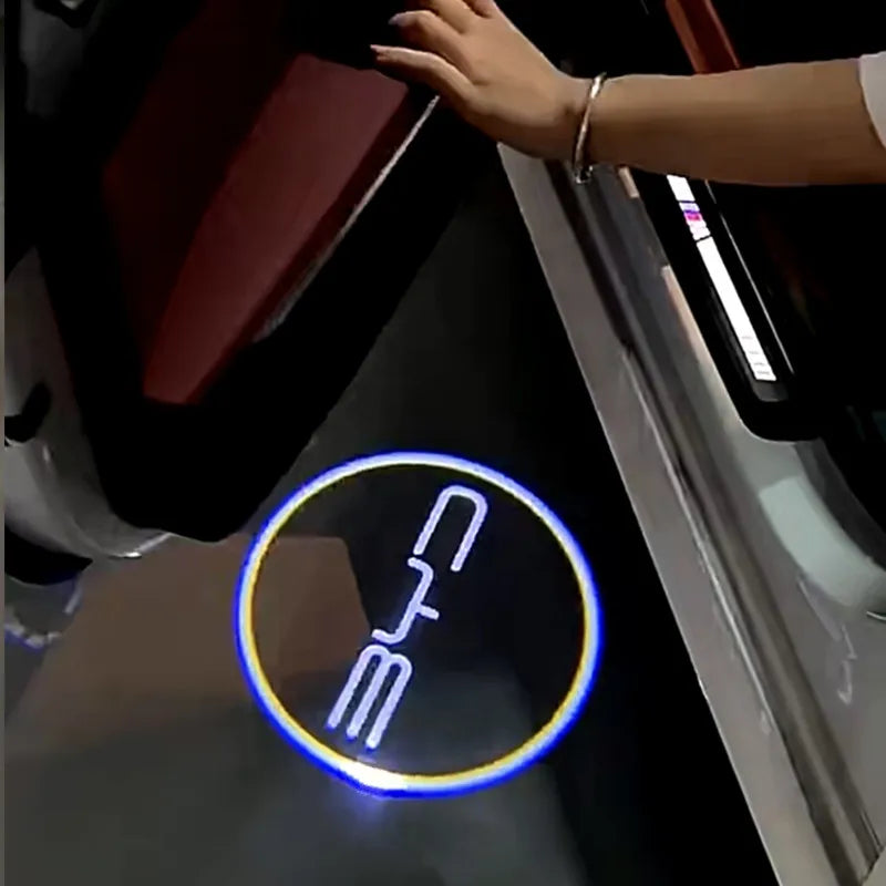 Projecteur Led de lumière de porte de voiture, pour BYD ATTO3 QIN SONG S6 7 E6 TANG YUAN PLUS, accessoires de Modification de style de décoration