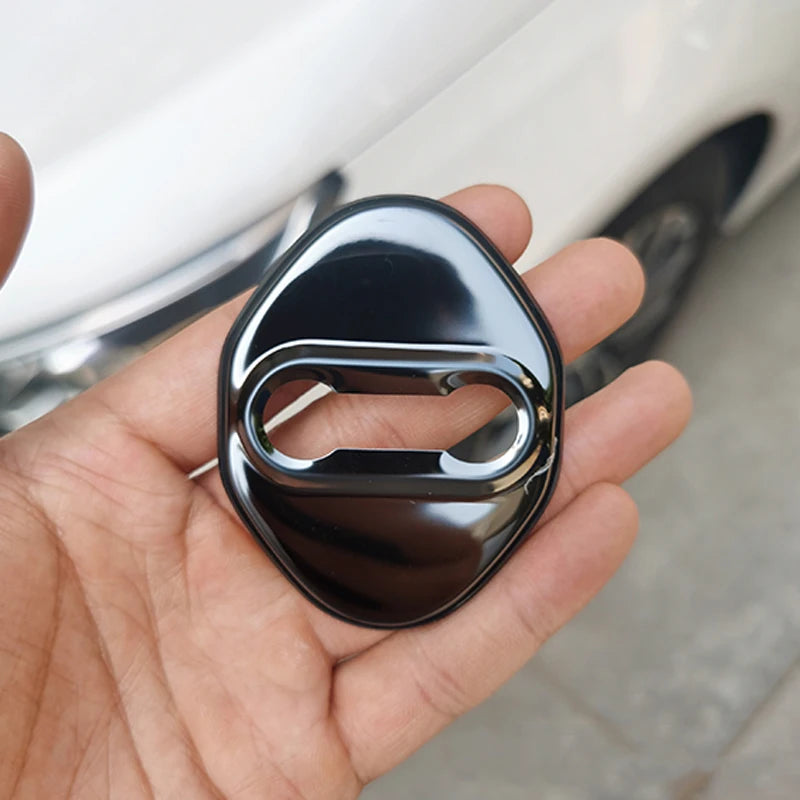 Couvercle de boucle de serrure de porte de voiture, couvercle antirouille, décoration, accessoires de Protection en acier inoxydable pour ZEEKR 7X EV 2025 2026