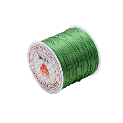 Fil élastique rond en cristal, 10 mètres, 0.7mm, cordon extensible en caoutchouc et Nylon pour la fabrication de bijoux, Bracelet de perles