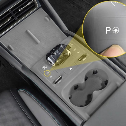Couvercle d'engrenage de commande centrale pour BYD Qin L, poignée d'engrenage en Silicone, couvercle de boîte d'accoudoir, Anti-protection et produits spéciaux décoratifs