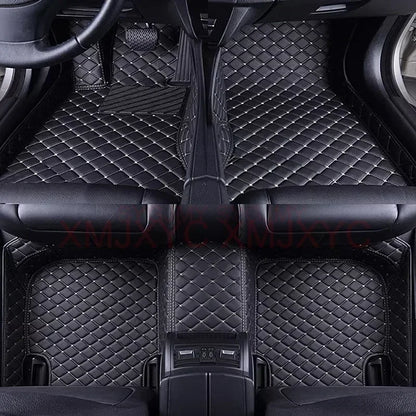 Tapis de Sol de Voiture 3D Personnalisé en Cuir Artificiel, Accessoires d'Nikpour BMW Série 5 E39 1995-2004 E60 F10 G30 2017-2022