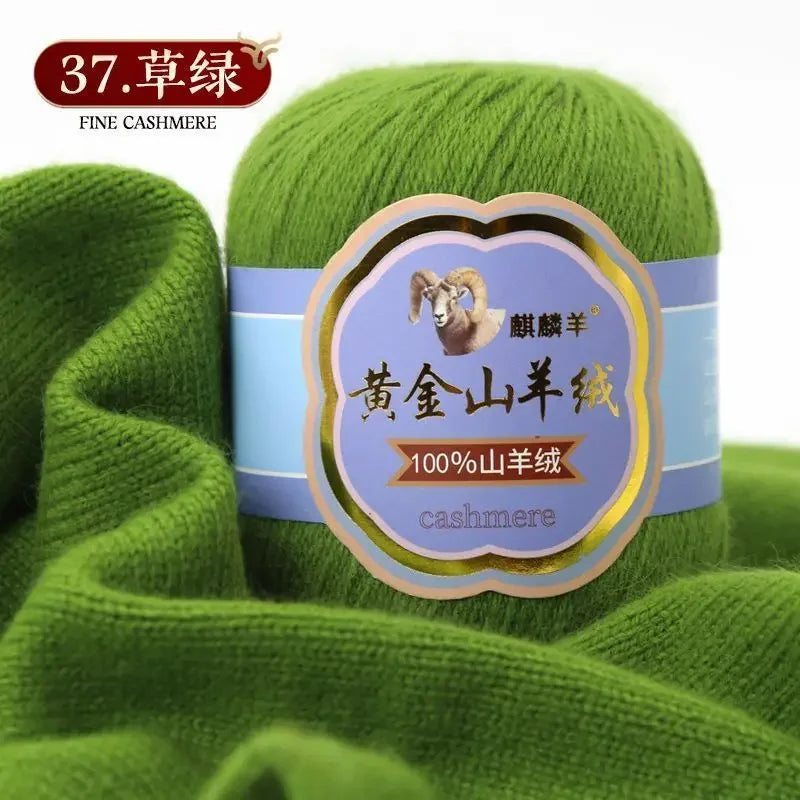 Fil de laine 100 cachemire pour optique moyenne ogo, écharpe, chaussettes, glafraîchement, chaud, 3 plis, crochet, doux pour la peau, 100% g/ensemble