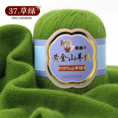 Fil de laine 100 cachemire pour optique moyenne ogo, écharpe, chaussettes, glafraîchement, chaud, 3 plis, crochet, doux pour la peau, 100% g/ensemble