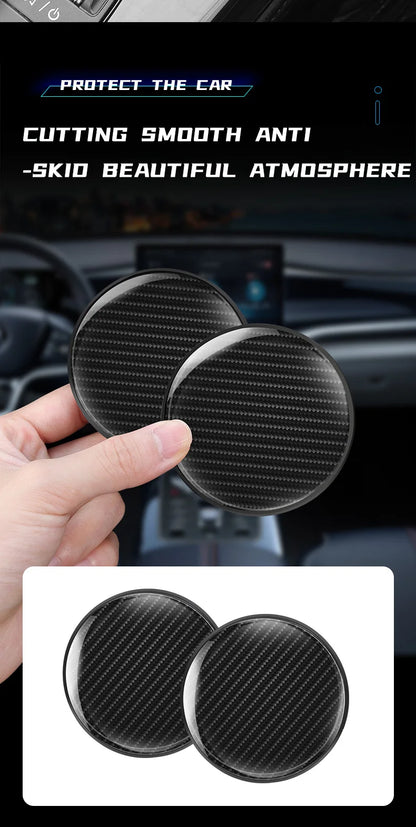 Tapis de dessous de verre antidérapant pour tasse d'eau de voiture, 2 pièces, pour Chery Jaecoo J7 J8 7 Tiggo 8plus 8 5 Plus 7pro Max Omoda 5 C5 Arrizo