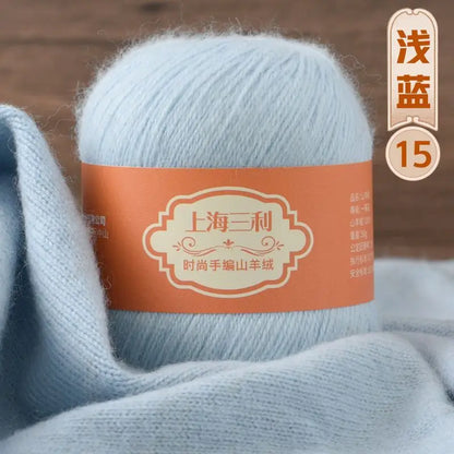 Fil de cachemire mongol chaud 100 g/ensemble, 3 plis, pour pull, gants, Crochet, écharpe à tricoter, fil de laine, doux pour la peau, uni, 100%