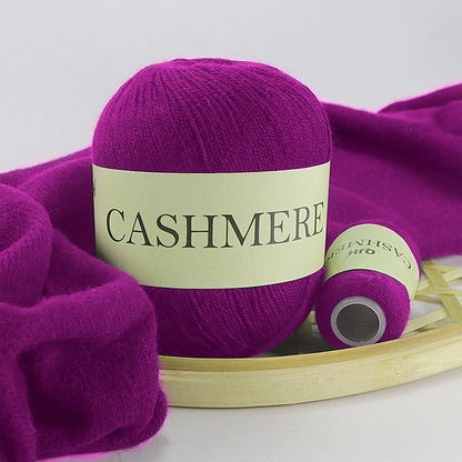 QJH 50 + 20g fil de cachemire tricoté à la main laine peignée de haute qualité pour Cardigan chapeau pull fil de cachemire mongol