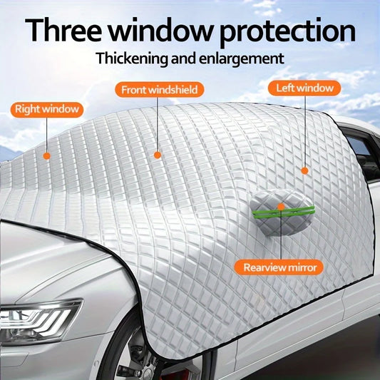 Juste de pare-brise avant de voiture pour SUV, pare-soleil coupe-vent, neige, ultra optique, protection, été, hiver, qualité